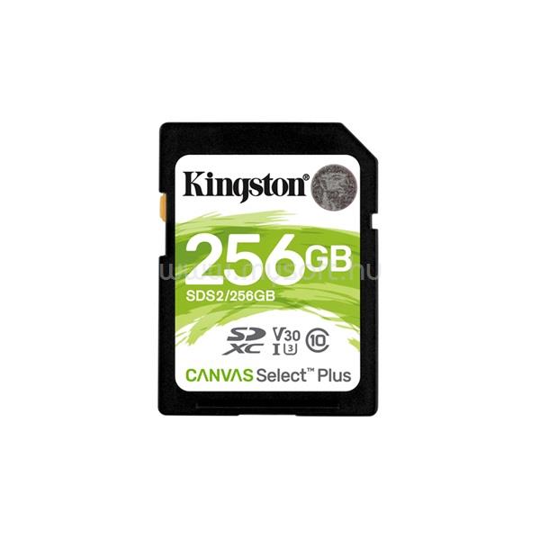 KINGSTON SDXC memória kártya 256GB Class 10 UHS-I U3 (100/85) Canvas Select Plus
