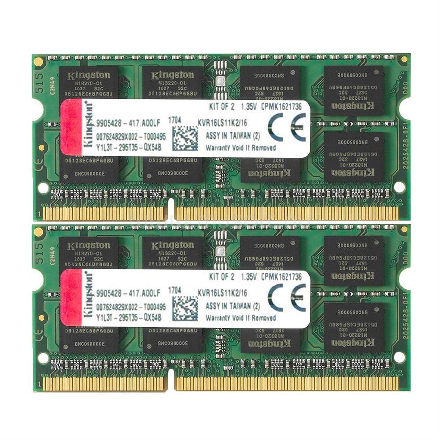 KINGSTON SODIMM memória 2X8GB DDR3L 1600MHz CL11