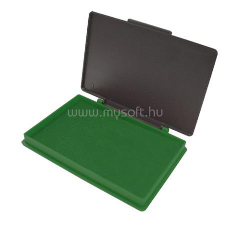 KORES Bélyegzőpárna, 110x70 mm, "Stampo", zöld
