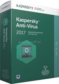KASPERSKY Anti-Virus 2017 HUN 1 PC 1 év KL1171OBABS-HU small