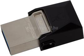 KINGSTON DataTraveler microDuo Pendrive 32GB USB3.0+MicroUSB (fekete) DTDUO3/32GB small