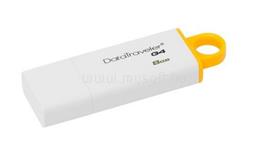 KINGSTON DataTraveler G4 Pendrive 8GB USB3.0 (sárga-fehér) DTIG4/8GB small