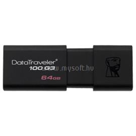 KINGSTON DataTraveler 100 G3 Pendrive 64GB USB3.0 (fekete) DT100G3/64GB small