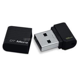 KINGSTON DataTraveler Micro Pendrive 16GB USB2.0 (fekete) DTMCK/16GB small