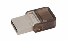 KINGSTON DataTraveler microDuo Pendrive 64GB USB2.0+MicroUSB (barna) DTDUO/64GB small