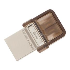 KINGSTON DataTraveler microDuo Pendrive 8GB USB2.0+MicroUSB (barna) DTDUO/8GB small