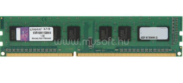 KINGSTON DIMM memória 4GB DDR3 1600MHz CL11