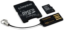 KINGSTON MicroSDHC 32GB CLASS 10 memóriakártya + SD adapter + kártyaolvasó MBLY10G2/32GB small