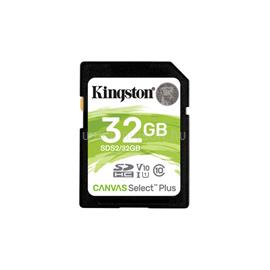 KINGSTON Memóriakártya SDHC 32GB Canvas Select Plus 100R C10 UHS-I U1 V10 SDS2/32GB small