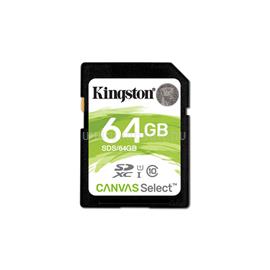 KINGSTON Canvas Select SDHC memóriakártya 64GB, Class10, UHS-I U1 SDS/64GB small