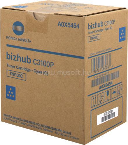 KONICA MINOLTA TNP50C C3100 Toner (Cián)