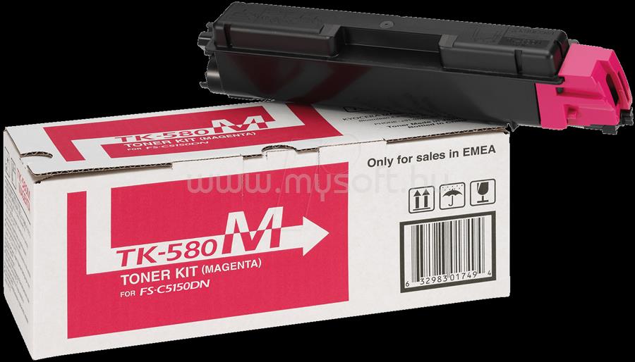 KYOCERA TK-580M Toner Magenta 2 800 oldal
