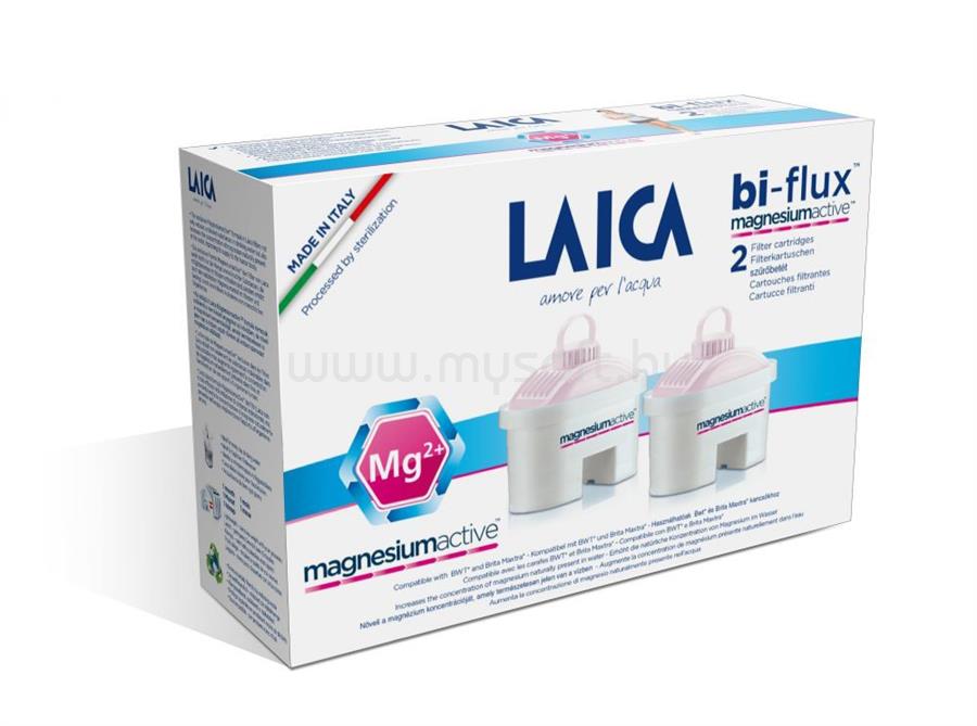 LAICA Bi-Flux Magnesiumacative vízszűrőbetét 2db-os