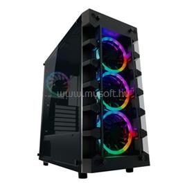 LC POWER 709B Solar_System_X Fekete (Táp nélküli) ablakos ATX ház LC-709B-ON small