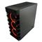 LC POWER 709B Solar_System_X Fekete (Táp nélküli) ablakos ATX ház LC-709B-ON small