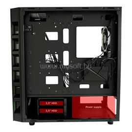 LC POWER 709B Solar_System_X Fekete (Táp nélküli) ablakos ATX ház LC-709B-ON small