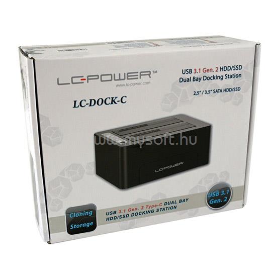 LC POWER USB  LC-DOCK-C HDD dokkoló állomás