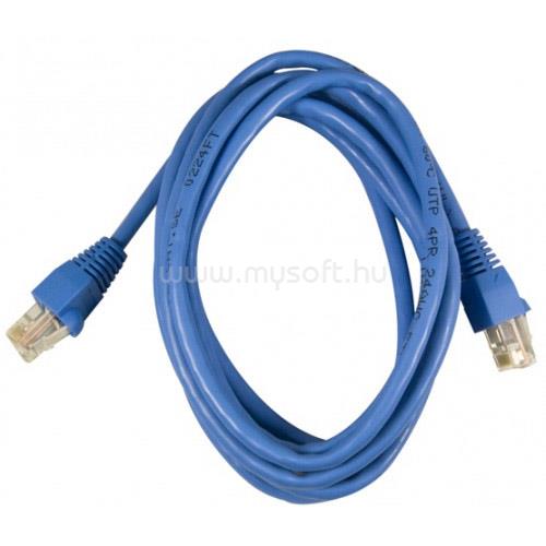 LEGRAND patch kábel RJ45-RJ45 Cat6 árnyékolatlan (U/UTP) LSZH (LSOH) 5 méter kék d: 5,2mm AWG24 LCS3