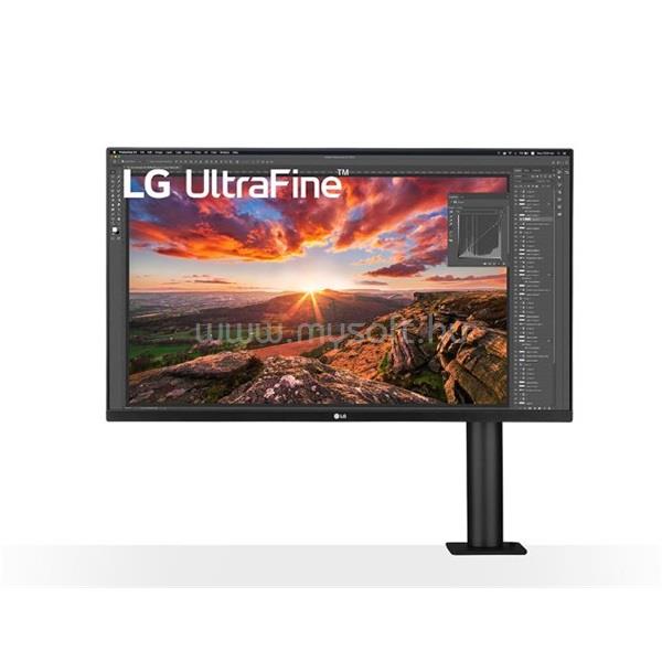 LG Ultrafine 32UN880-B 4K Monitor ergonomikus talppal 32UN880-B large