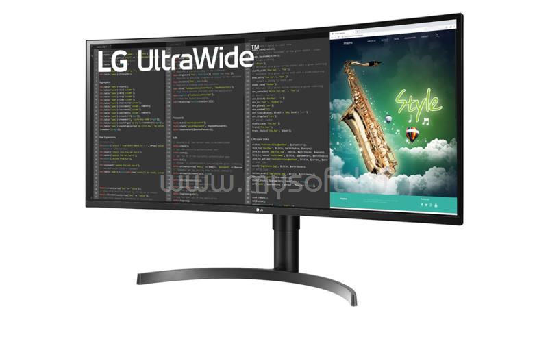 LG UltraWide 35WN75C-B Monitor beépített hangszóróval