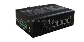 LINKEASY ipari PoE switch,1xGE SFP+4x10/100/1000T 802.3af/at,duál 48V DC bemenet ISW-104-PWR small