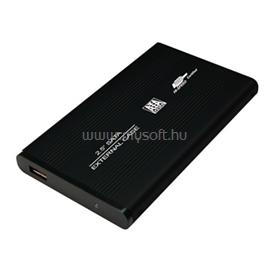LOGILINK MBR UA0041B 2,5" SATA HDD USB2.0 külső aluminium ház - Fekete UA0041B small
