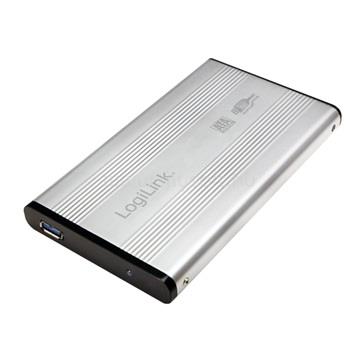 LOGILINK MBR UA0106A 2,5" SATA HDD USB3.0 külső aluminium ház - Ezüst