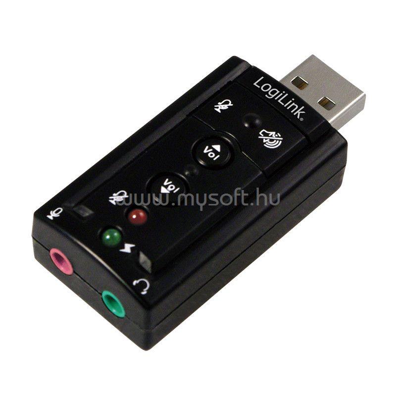 LOGILINK USB 2.0 Külső Hangkártya 7.1 csatornás