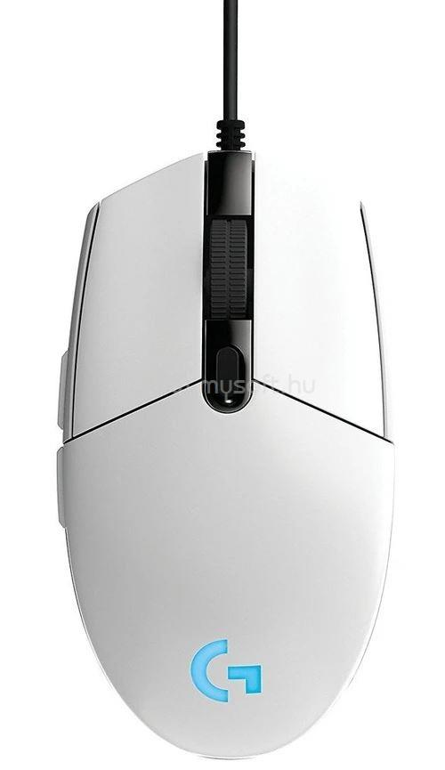 LOGITECH G102 Lightsync gamer vezetékes egér (fehér)
