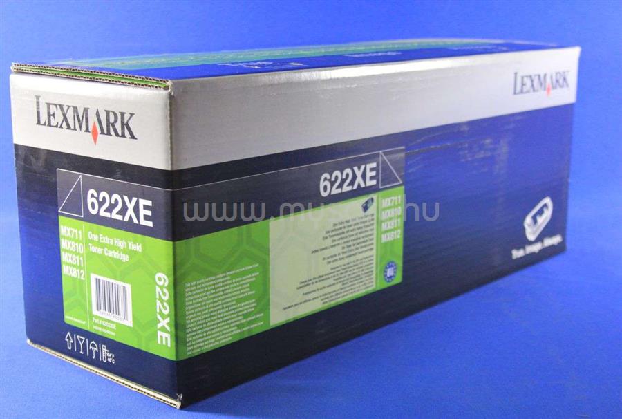 LEXMARK 622XE Extra nagy kapacitású fekete festékkazetta