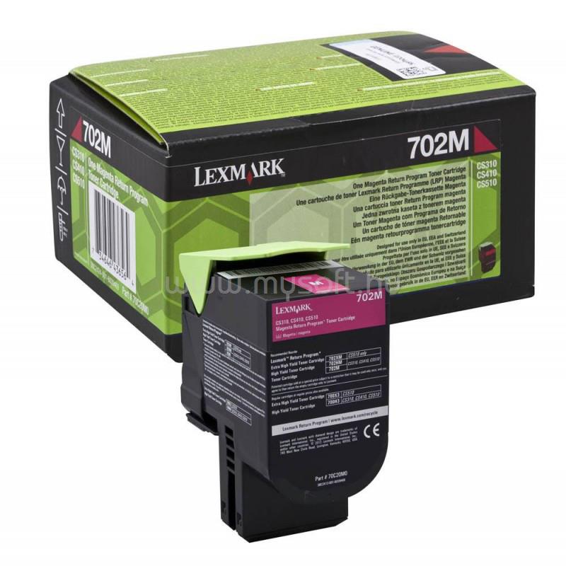 LEXMARK 702M festékkazetta, bíbor