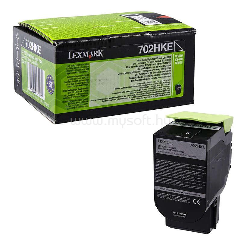 LEXMARK 702HKE Nagy kapacitású fekete festékkazetta