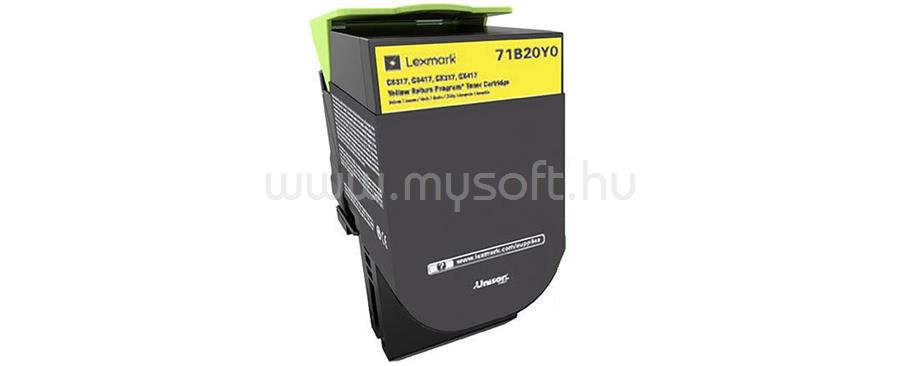 LEXMARK CS/X317 sárga festékkazetta