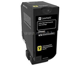 LEXMARK 74C2HCE Toner (Sárga) 74C2HYE small