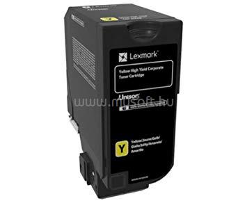 LEXMARK 74C2HCE Toner (Sárga)