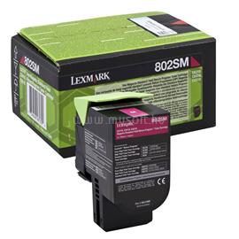 LEXMARK 802SM Toner (bíbor) 80C2SM0 small