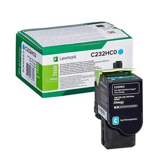 LEXMARK C232HC0 Nagy kapacitású festékkazetta (cián)