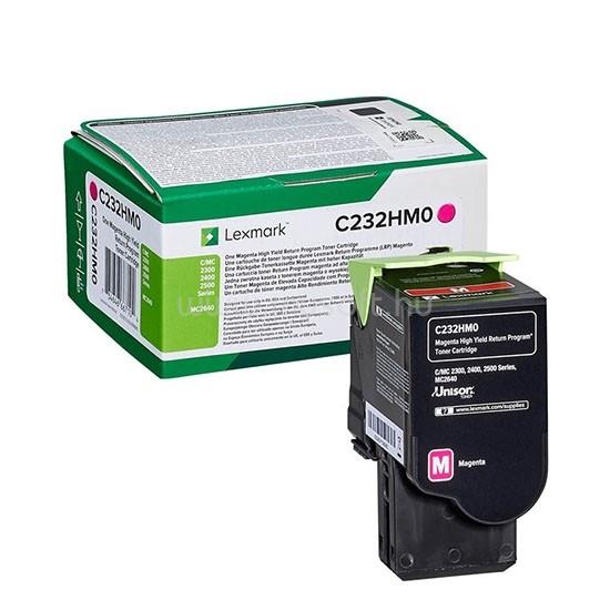 LEXMARK C232HM0 Nagy kapacitású festékkazetta (bíbor)