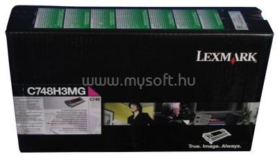 LEXMARK C74x Nagy kapacitású festékkazetta, bíbor