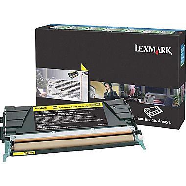 LEXMARK C74x Nagy kapacitású festékkazetta, sárga
