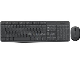 LOGITECH MK235 vezeték nélküli billentyűzet + egér (magyar, szürke) 920-007935 small