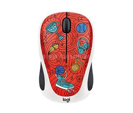 LOGITECH M238 "Doodle Collection" Vezeték Nélküli Egér (Champion Coral) 910-005054 small