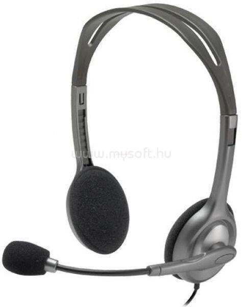 LOGITECH H111 vezetékes headset (szürke)