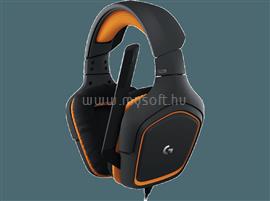 LOGITECH G231 Prodigy Gamer Headset - Fekete/narancs 981-000627 small