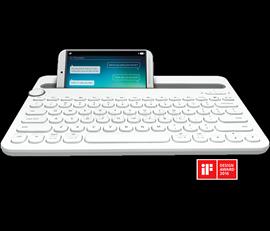 LOGITECH K480 Wireless Bluetooth Multi-Device Keyboard ENG - White 920-006367 small