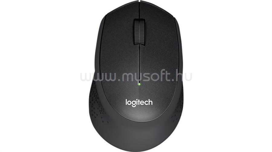 LOGITECH M330 Silent Plus optikai vezeték nélküli egér (fekete)