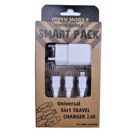 MAX MOBILE Smart Pack 3az1ben hálózati töltő 3858892934012 small
