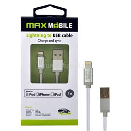 MAX MOBILE iPhone 5/6/7 MFI ezüst adatkábel 3858891301235 small