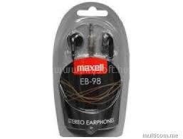 MAXELL fülhallgató EB-98 3.5mm Jack, fekete