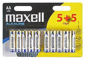 MAXELL Alkálielem LR-6 AA 10db-os